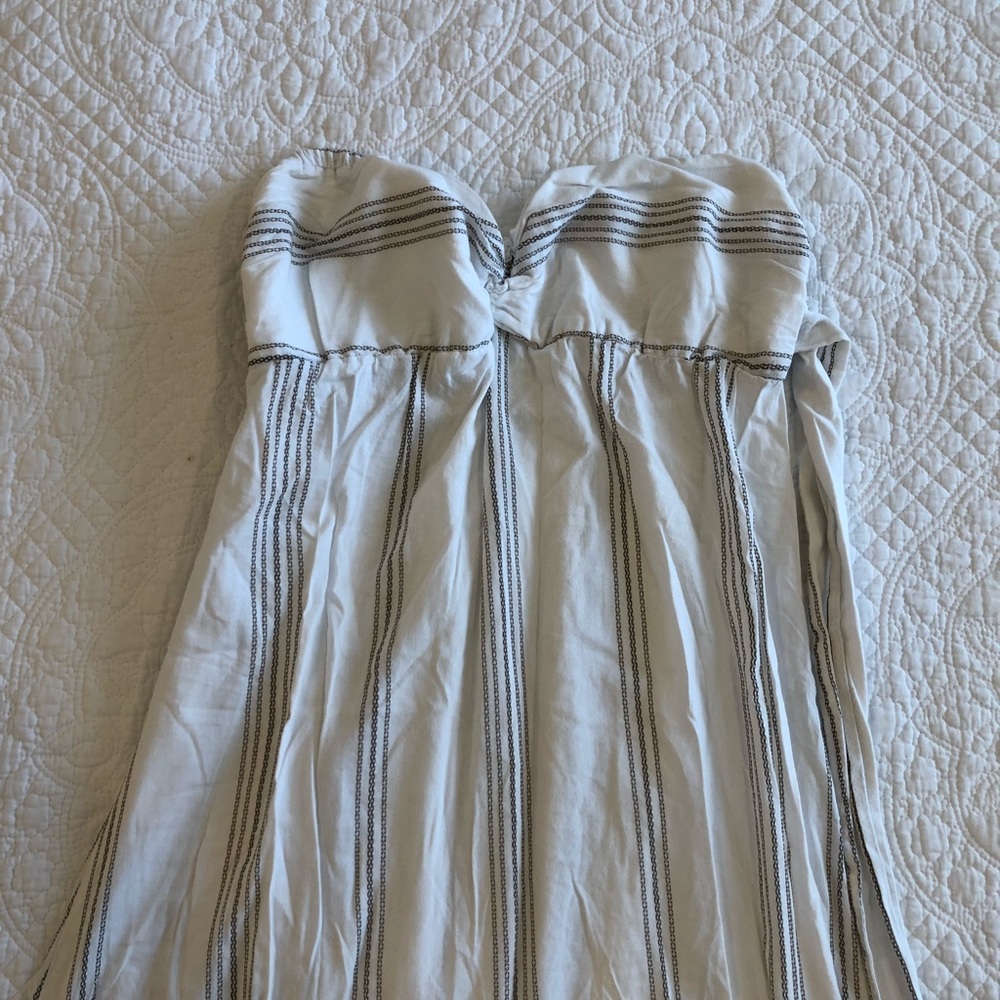 Tommy Bahama strapless maxi  dress, white